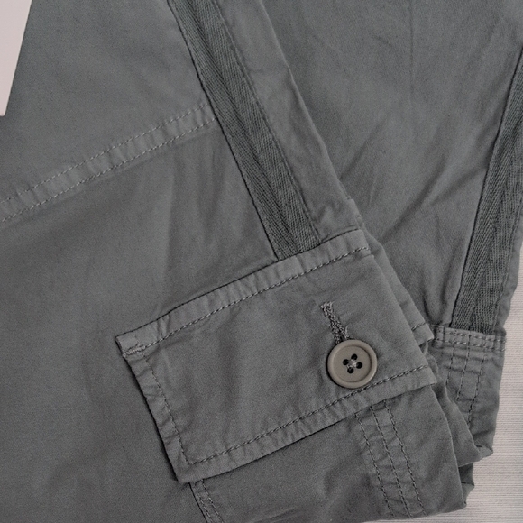 Cosmic Blue Love Women's Green/Gray Cargo Pants - Picture 2 of 6